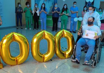 Hospital Regional de Luziânia celebra milésima alta de pacientes recuperados da Covid-19