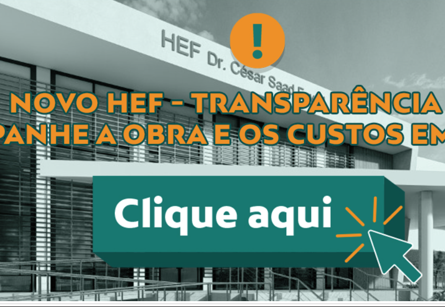 Obras. Portal Transparência HEF.