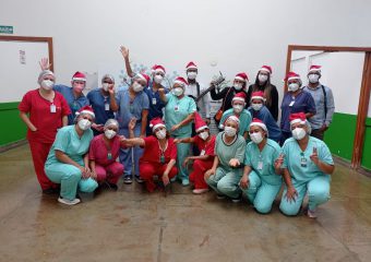 Hospital Estadual de Formosa faz surpresa aos pacientes para comemorar o Natal