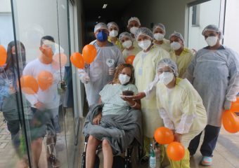 Paciente tem festa de aniversário no Hospital Estadual de Luziânia