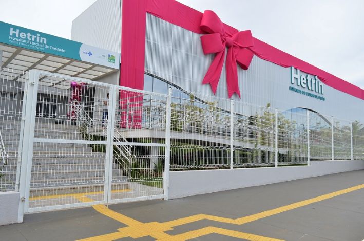 FACHADA - Hospital Estadual de Trindade - HETRIN Inauguração