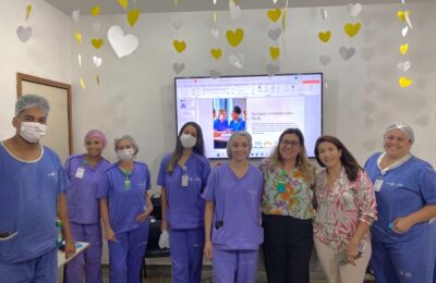 Hospital Estadual de Formosa (HEF) realiza treinamento para preparar os profissionais de saúde para a acreditação ONA. A unidade é gerida pelo Instituto de Medicina, Estudos e Desenvolvimento (IMED).