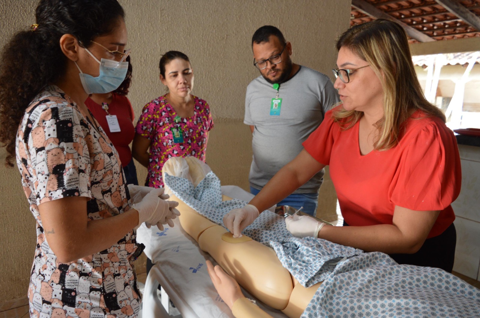 O Hospital Estadual de Trindade (HETRIN) realiza treinamentos mensais para capacitar sua equipe de saúde, unidade gerida pelo Instituto de Medicina, Estudos e Desenvolvimento - IMED