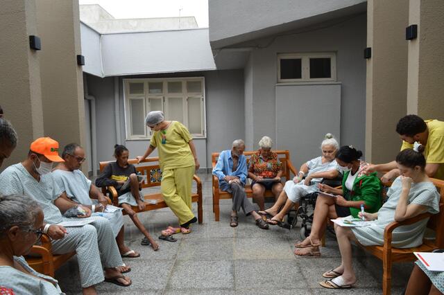 Projeto Cuidar e Mover promovido pelo Hospital Estadual de Trindade - Hetrin, unidade gerida pelo Instituto de Medicina, Estudos e Desenvolvimento - IMED