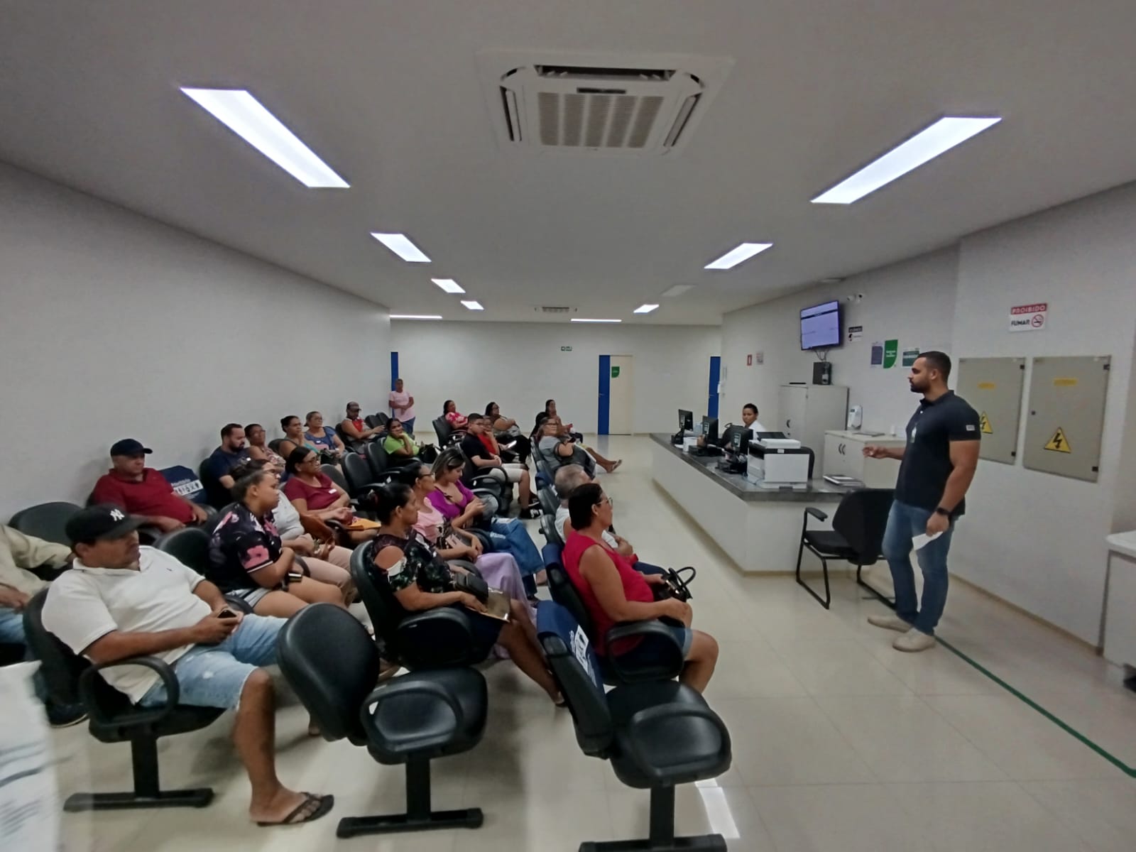 Policlínica Estadual da Região Nordeste – Posse conscientiza sobre o câncer bucal, unidade gerida pelo Instituto de Medicina, Estudos e Desenvolvimento - IMED