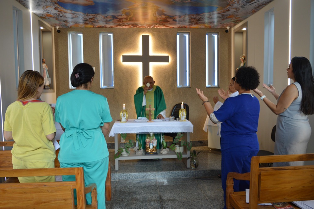 O Hospital Estadual de Trindade (Hetrin) iniciou 2025 com a primeira missa do ano, unidade gerida pelo Instituto de Medicina, Estudos e Desenvolvimento - IMED