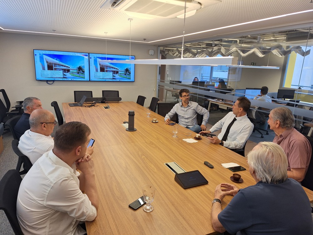 Diretores do Instituto de Medicina, Estudos e Desenvolvimento - IMED se reuniram para avaliar o progresso das obras de ampliação dos hospitais Hetrin e HEF, ambos estão localizados em Goiás.