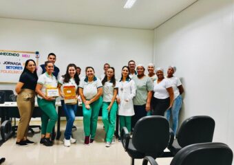 Palestra sobre segurança do trabalho na Policlínica de Formosa