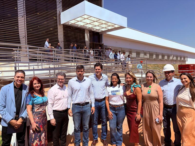O vice-governador Daniel Vilela visita as obras de ampliação do Hospital Estadual de Formosa - HEF, que transformará a unidade em um moderno complexo hospitalar, em Goiás.