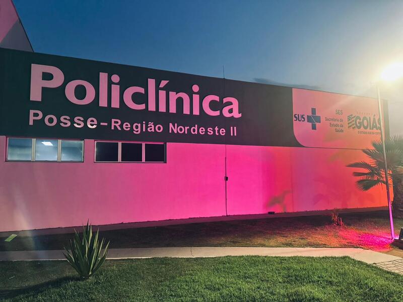 Policlínica Estadual da Região Nordeste II promovendo a conscientização sobre a saúde e prevenção do câncer de mama