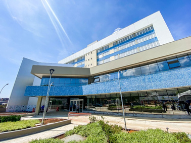 Fachada do Hospital Municipal da Brasilândia – Adib Jatene, unidade da Prefeitura de São Paulo que atende a população da Zona Norte com assistência humanizada