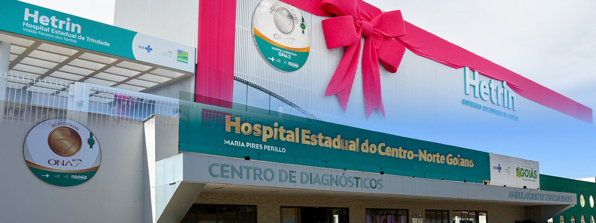 Hospital Estadual de Trindade - Hetrin e Hospital Estadual do Centro-Norte Goiano - HCN são evidenciados na excelência no atendimento do Sistema Único de Saúde (SUS). Unidades geridas pelo Instituto de Medicina, Estudos e Desenvolvimento - IMED.