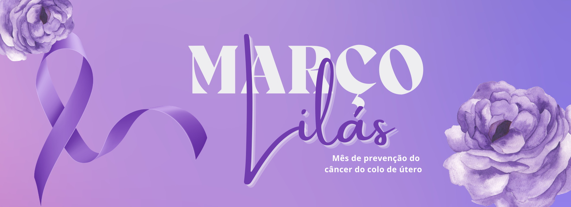 Hospital Estadual do Centro-Norte Goiano (HCN) realiza Campanha Março Lilás destaca a importância da prevenção do câncer de colo de útero e a vacinação contra o HPV.