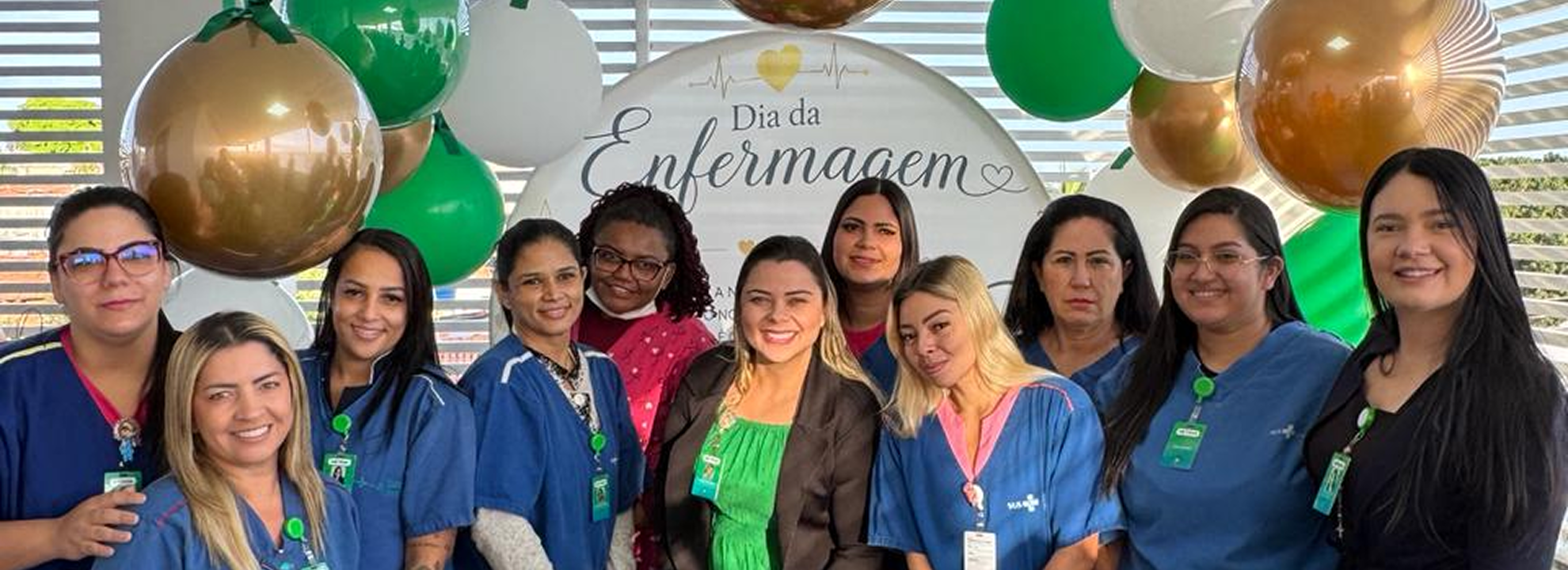 Instituto de Medicina, Estudos e Desenvolvimento (IMED) profissionais da enfermagem em Goiás durante a Semana da Enfermagem, destacando seu papel essencial no cuidado aos pacientes.