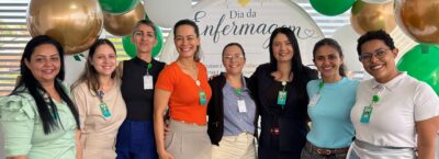 Instituto de Medicina, Estudos e Desenvolvimento (IMED) profissionais da enfermagem em Goiás durante a Semana da Enfermagem, destacando seu papel essencial no cuidado aos pacientes.