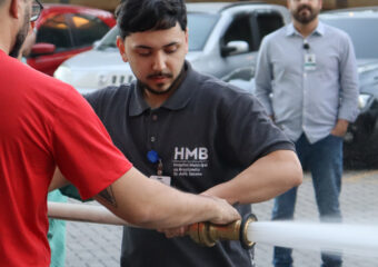 HMB realiza treinamento para fortalecer atuação da Brigada de Incêndio 