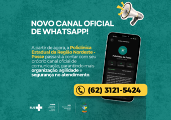 Policlínica de Posse divulga número oficial de WhatsApp para a população